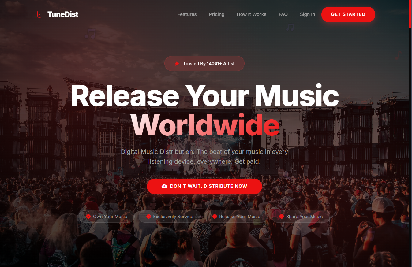 TuneDist - Digital Music Distribution